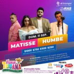 Matisse Humbe en el audiorama de las estrellas de la feria tijuana 2022