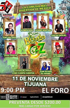 El Briago de Oz en Tijuana 2022 teatro