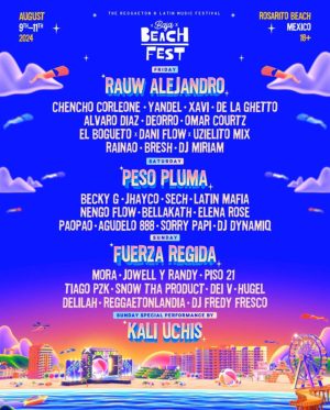 Cartel Rosarito Baja Bech fest 2024