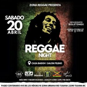 Reggae Night en Tijuana 2024