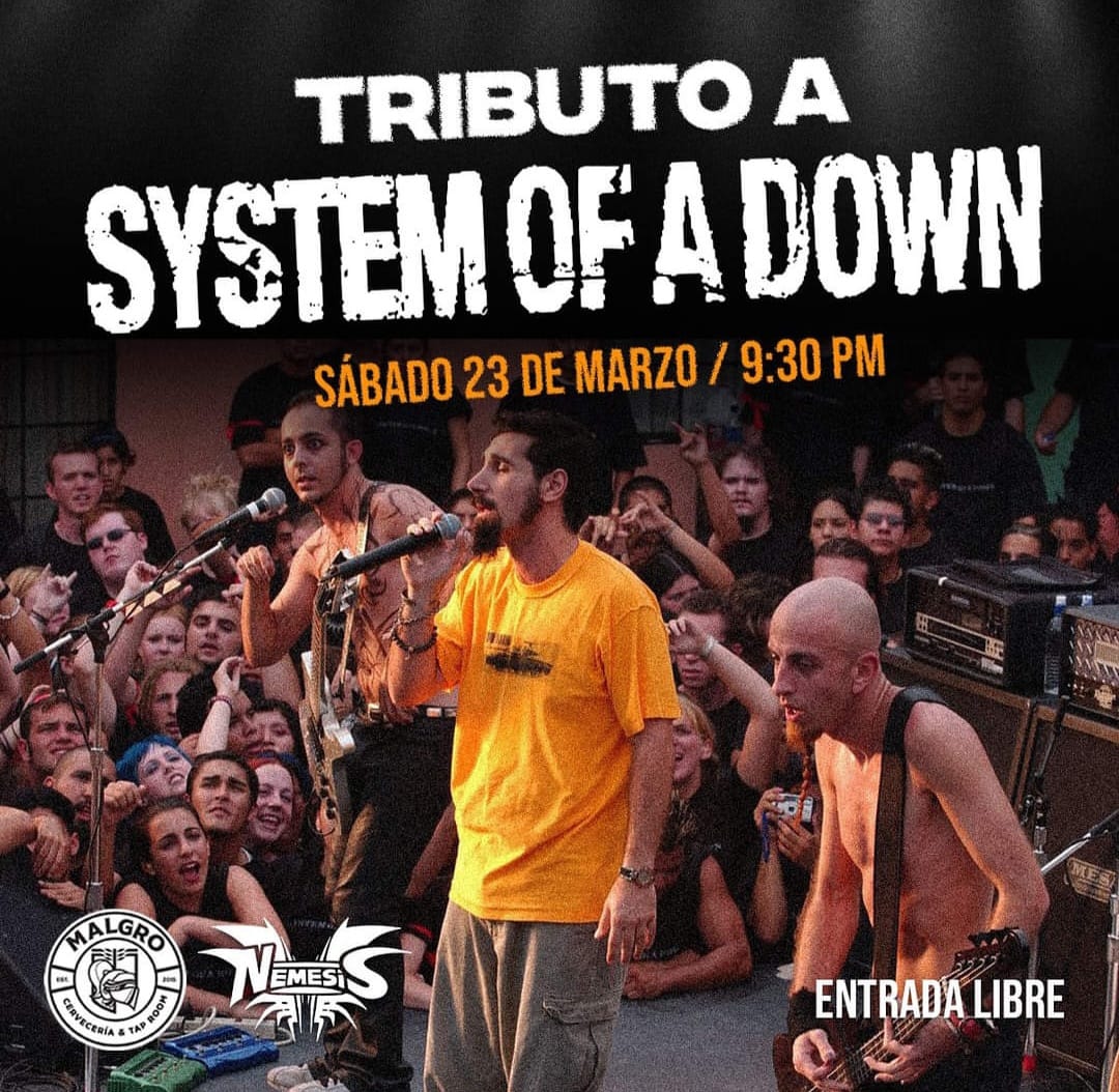 Tributo System Of a Down Mexicali 2024