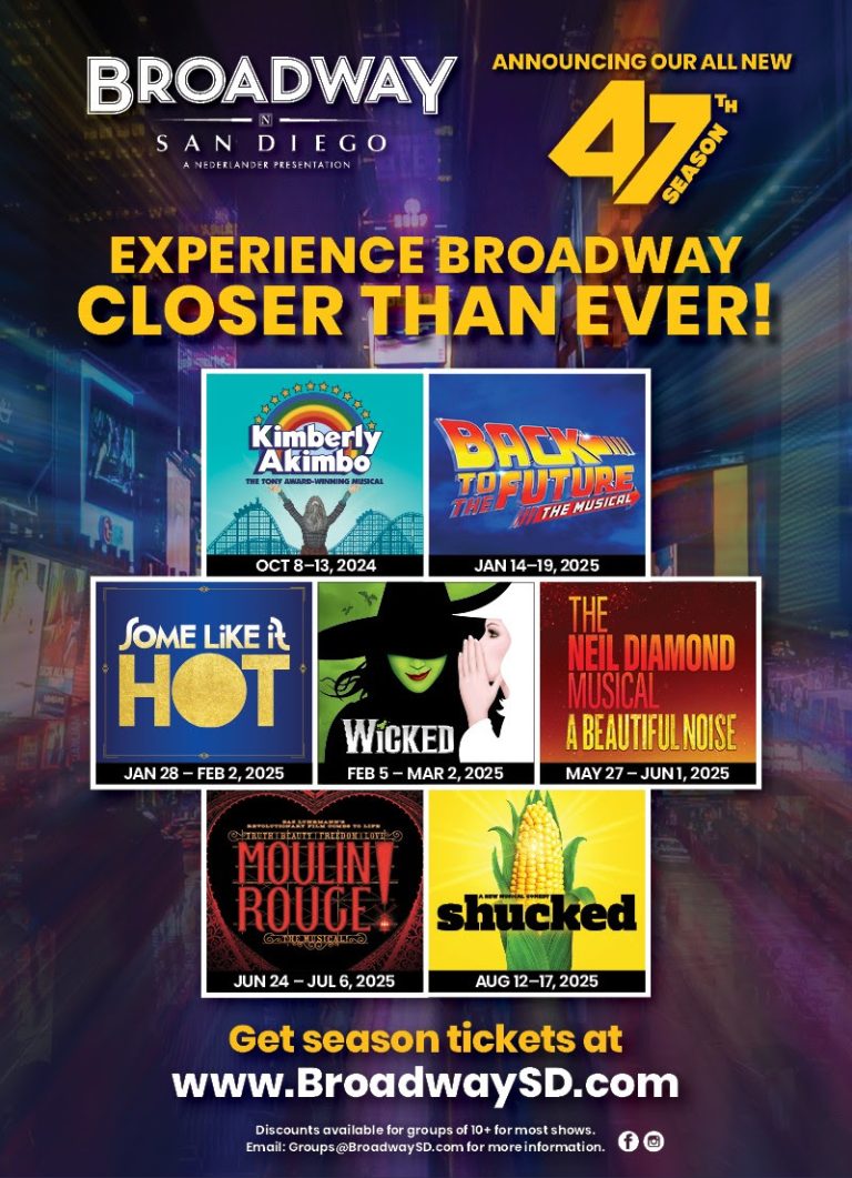 Temporada 47 de Broadway San Diego 2024
