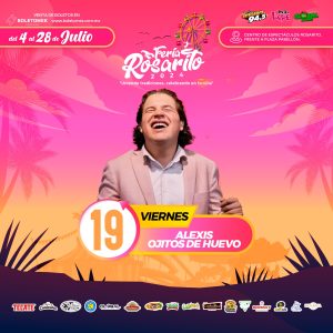 Alexis Ojitos de Huevo en Feria de Rosarito 2024