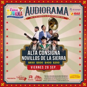 Alta Consigna y Novillos de la Sierra en el Audiorama de la Feria de Tijuana 2024