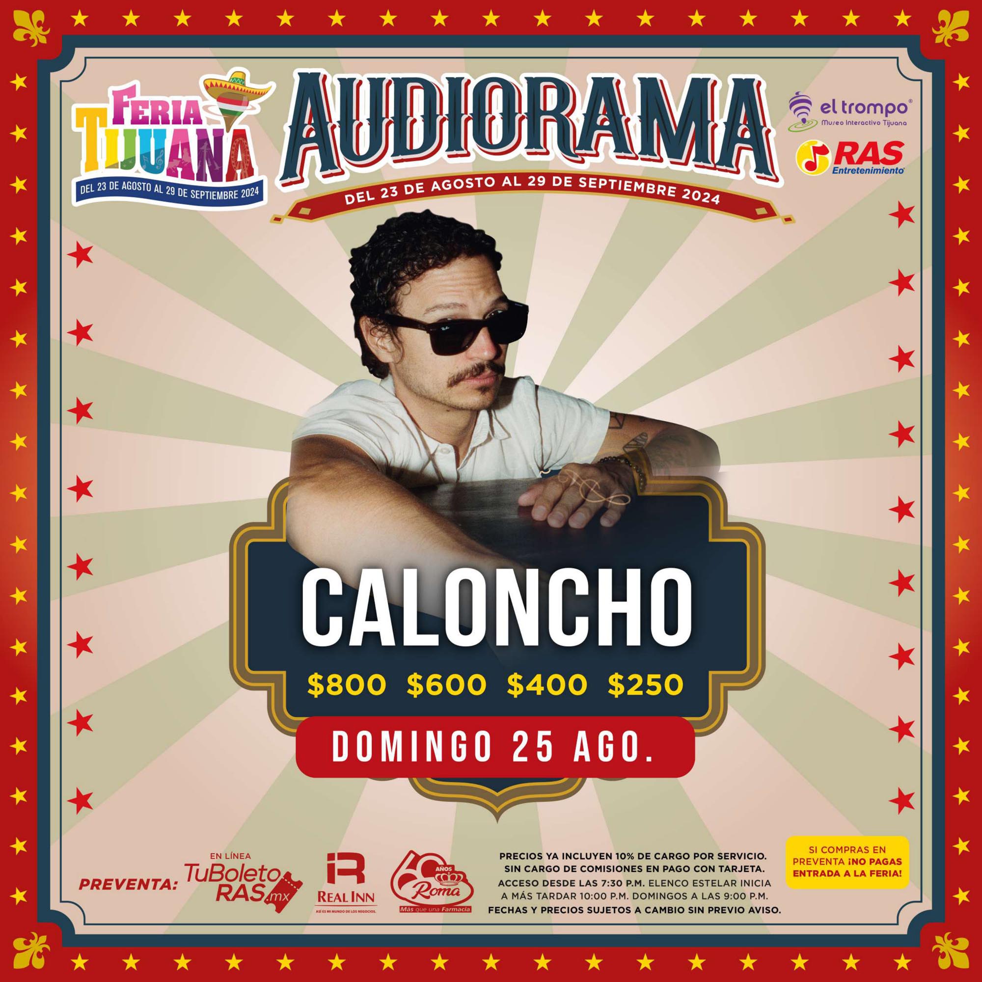 Caloncho en el Audiorama de la Feria de Tijuana 2024