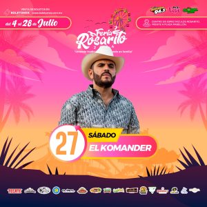 El Komander en Feria de Rosarito 2024