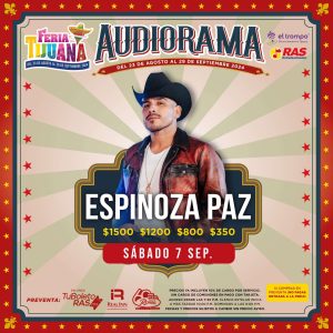Espinoza Paz en el Audiorama de la Feria de Tijuana 2024