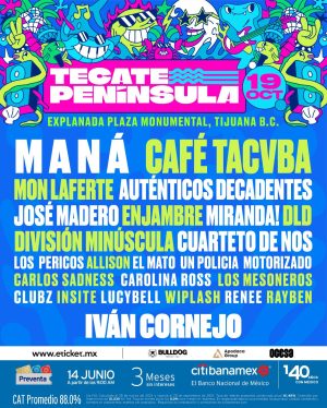 Festival Tecate Peninsula 2024 Cartelera - Tijuana Eventos