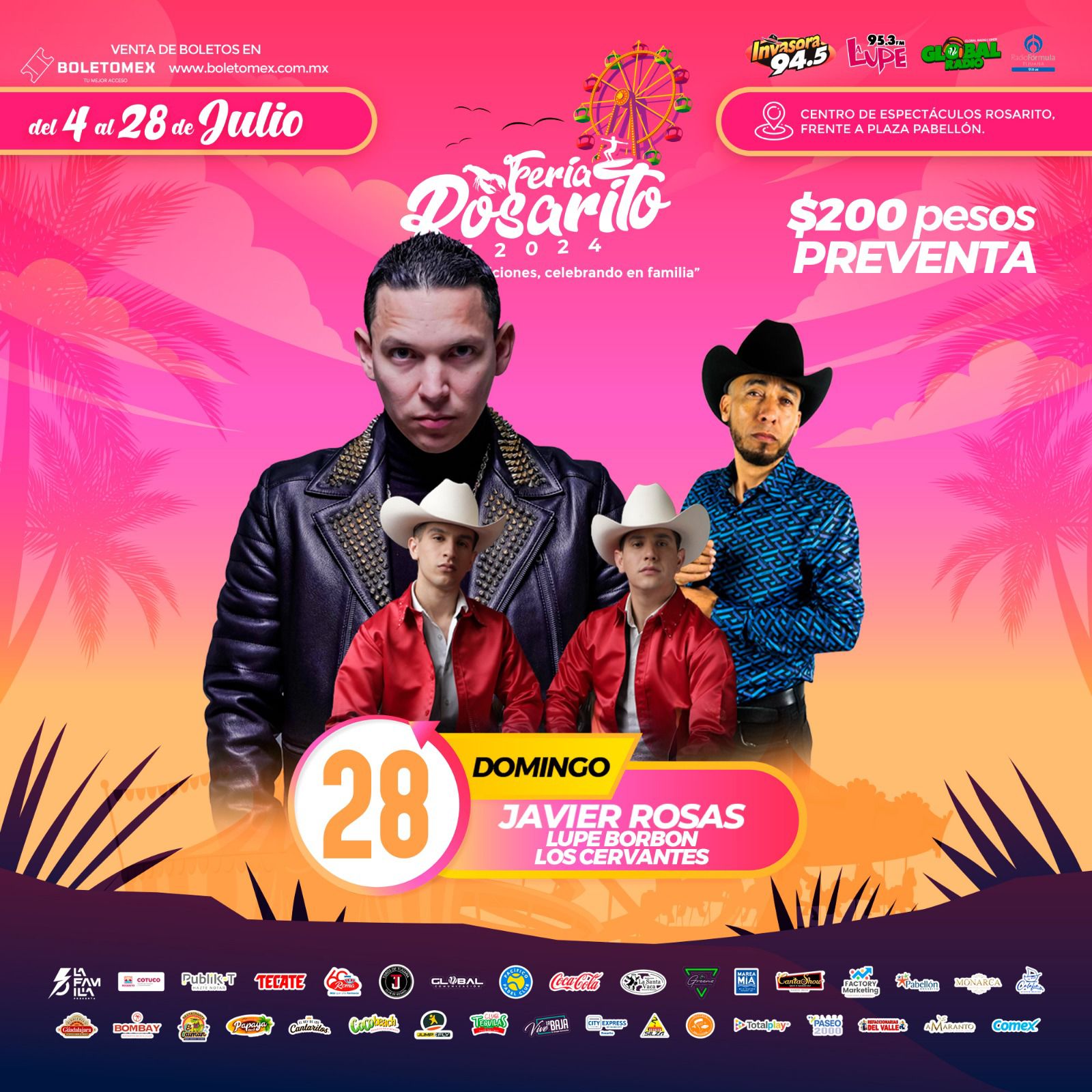 Javier Rosas en Rosarito 2024