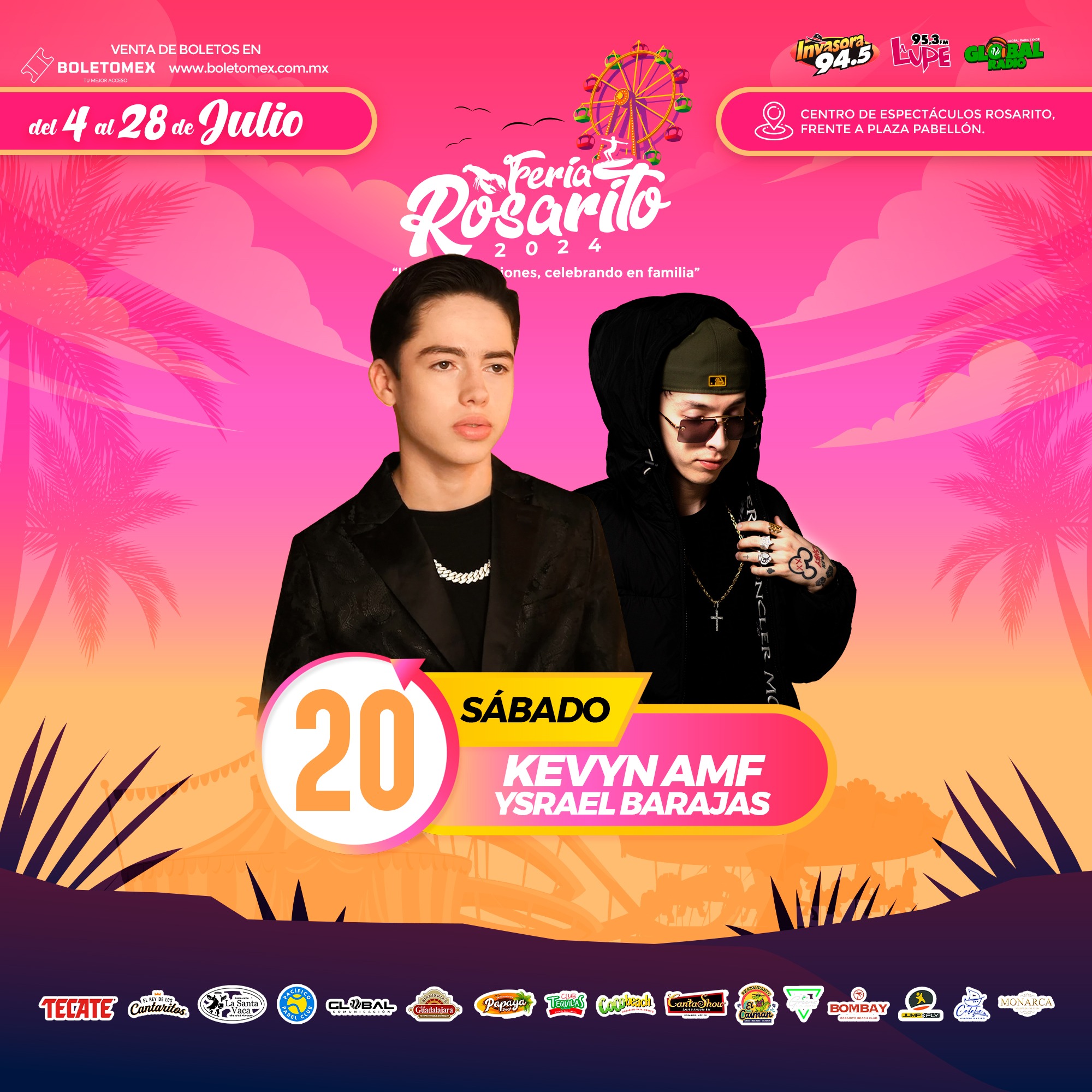 Kevyn AMF en Feria de Rosarito 2024