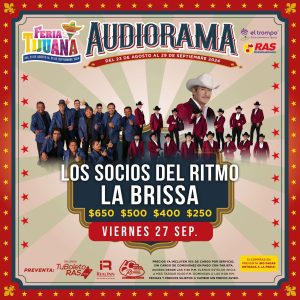Los Socios del Ritmo y La Brissa en el Audiorama de la Feria de Tijuana 2024