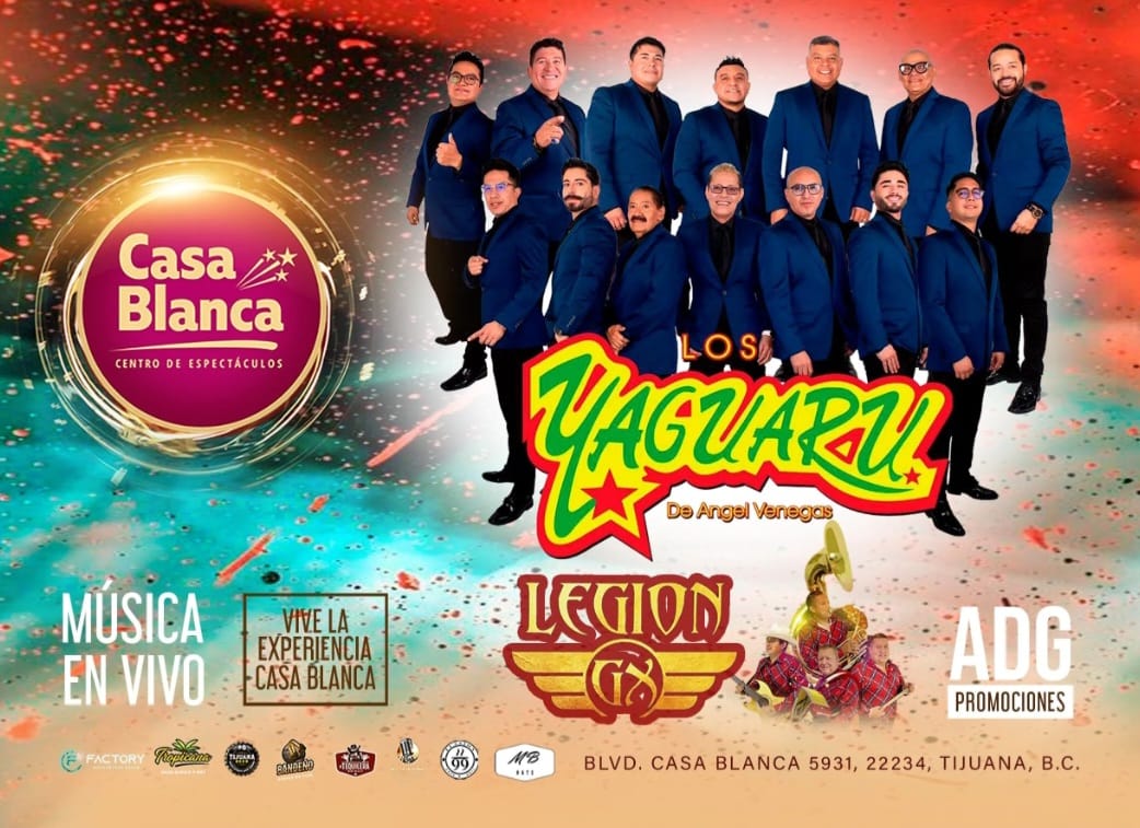 Los Yaguarú en Tijuana 2024