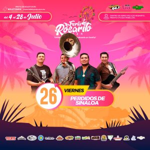Perdidos de Sinaloa en Feria de Rosarito 2024