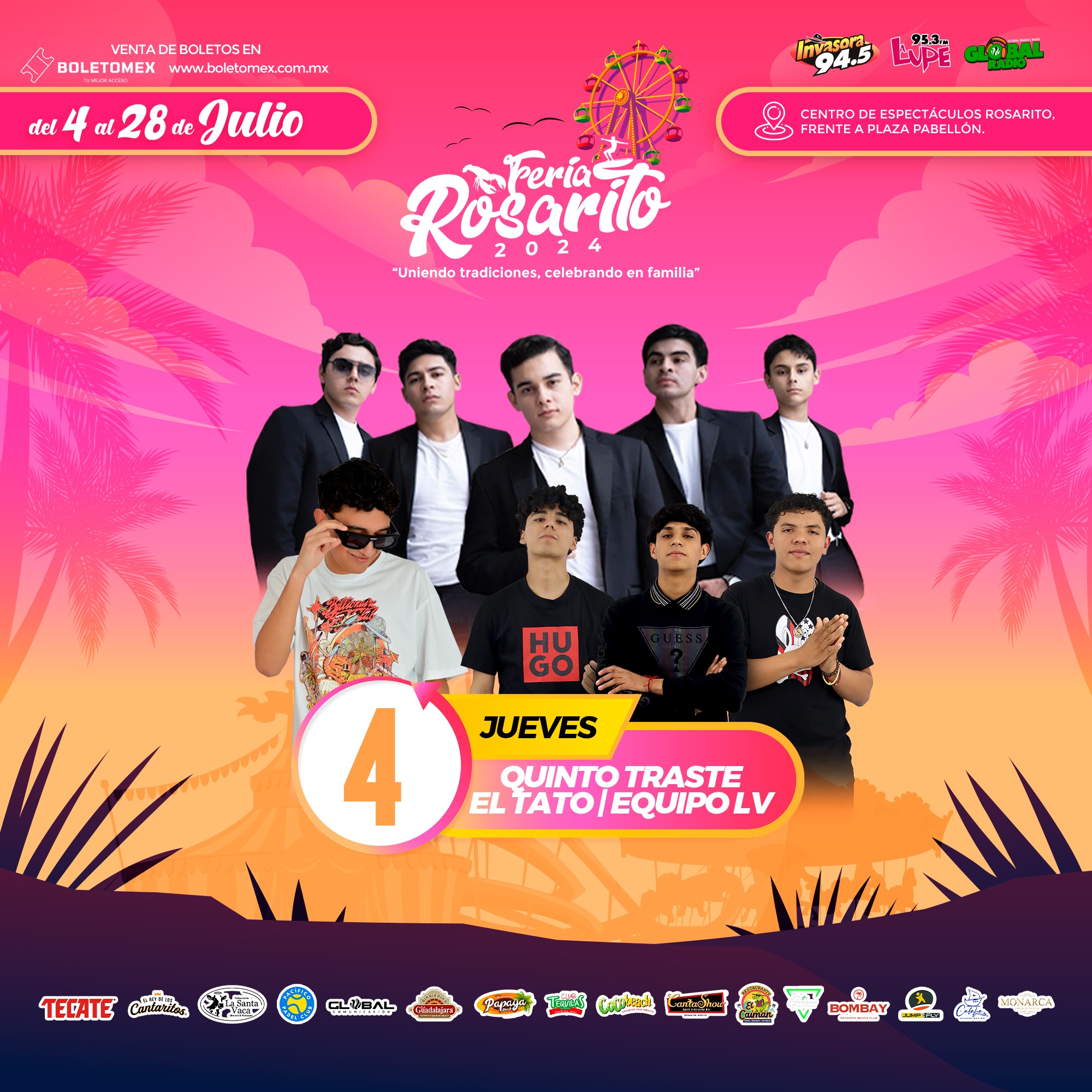 Quinto Traste en Feria de Rosarito 2024