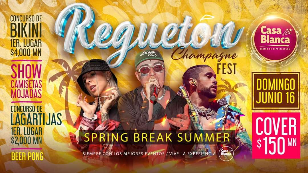 Reguetón Champagne Fest Tijuana 2024