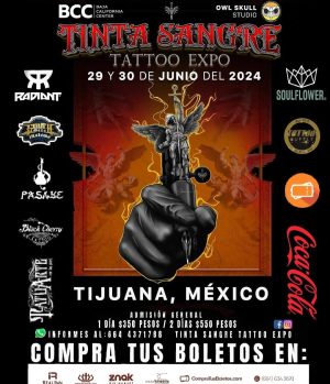 Tinta Sangre Tattoo Expo en Tijuana 2024