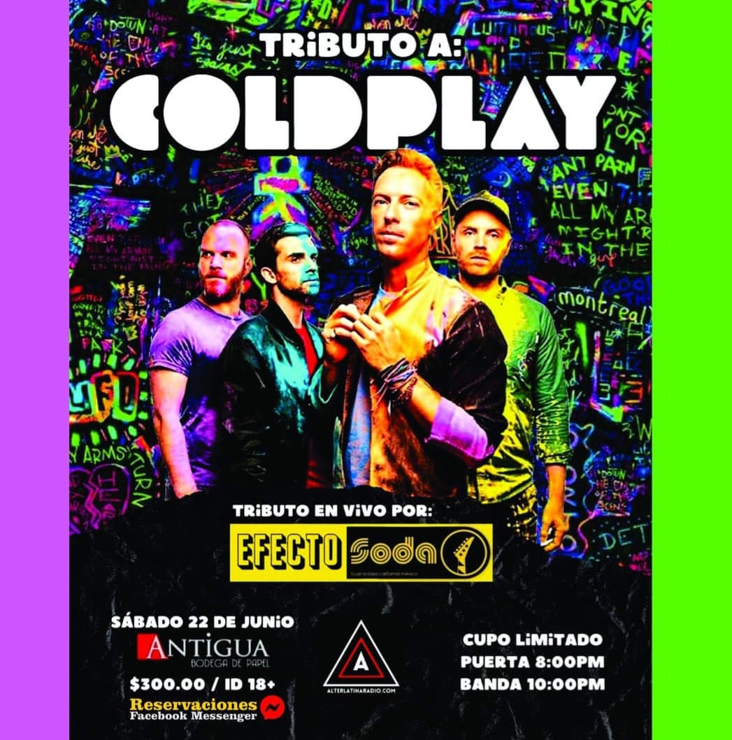 Tributo a Coldplay en Tijuana 2024