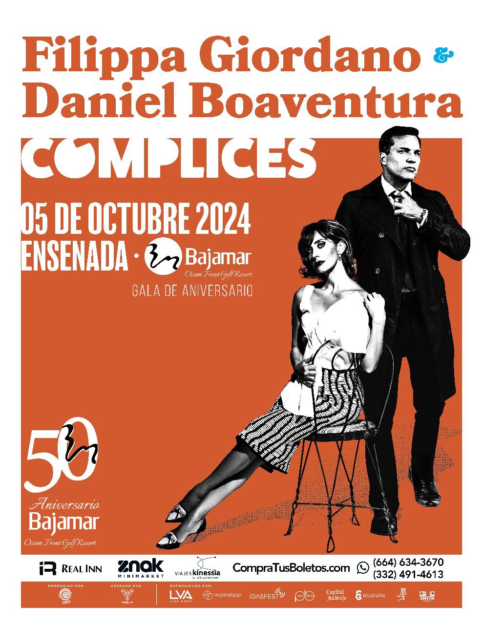 Filippa Giordano y Daniel Boaventura en Ensenada 2024