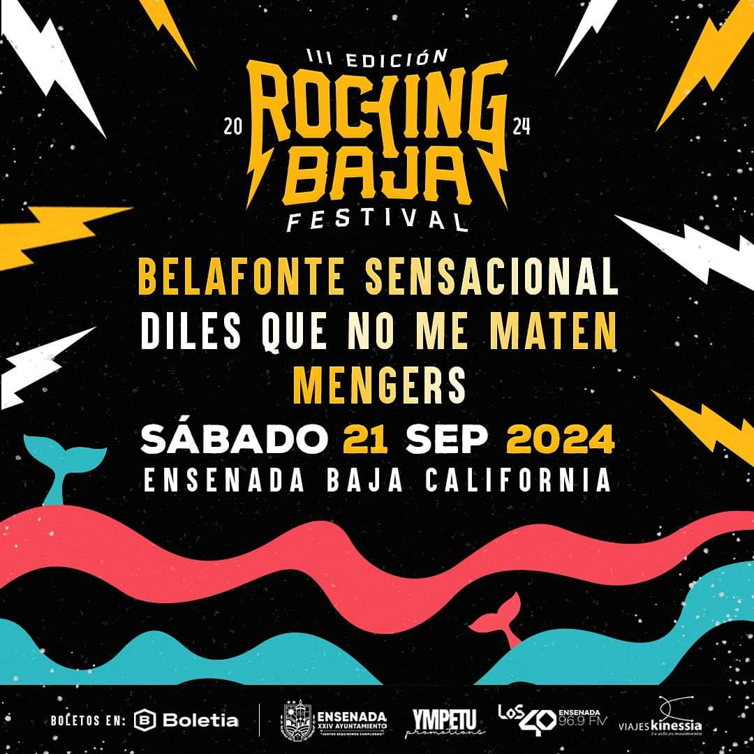 Rocking Baja Festival en Ensenada 2024 Tijuana Eventos, Festival