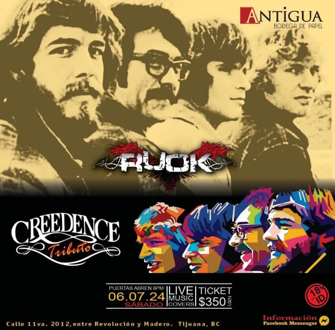 Tributo Creedence en Tijuana 2024