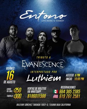 Tributo a Evenescence en Tijuana 2024