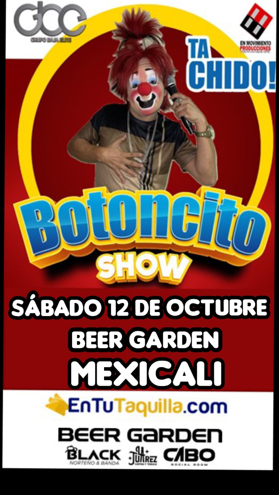 Botoncito Show en Mexicali 2024