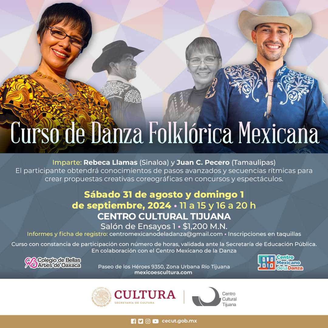 Curso de Danza Folklórica en Tijuana 2024