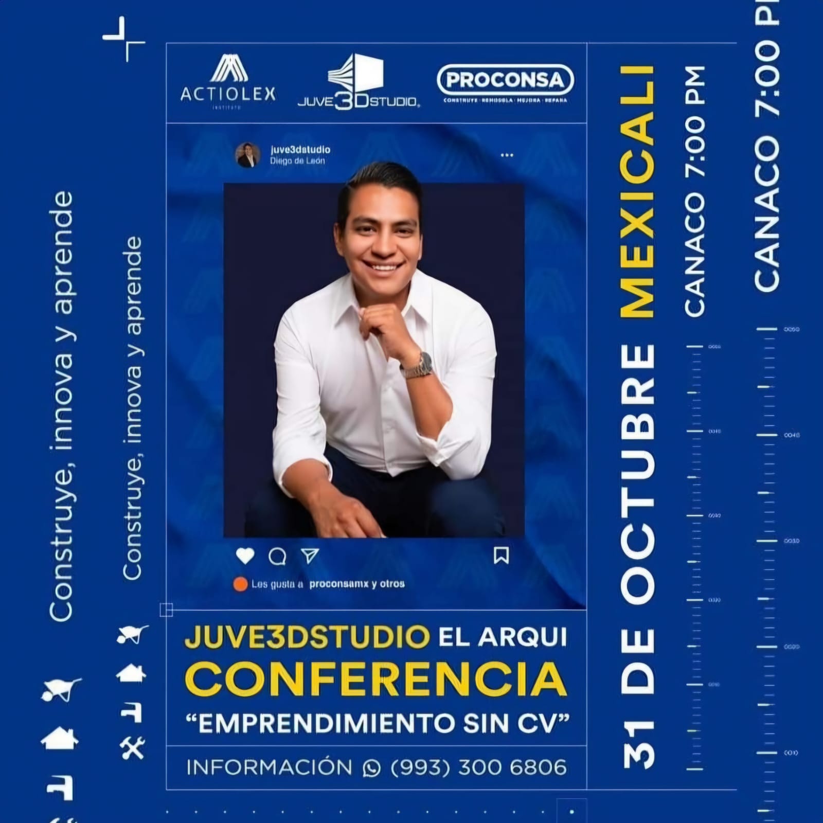 Diego de León El Arqui en Mexicali 2024