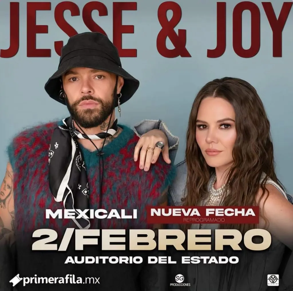 Jesse & Joy en Mexicali 2025 REPROGRAMADO - Tijuana Eventos, Conciertos