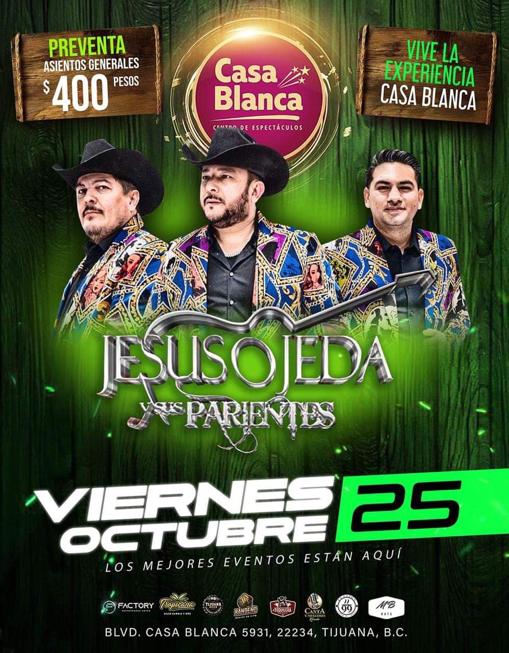Jesús Ojeda y sus Parientes en Tijuana 2024