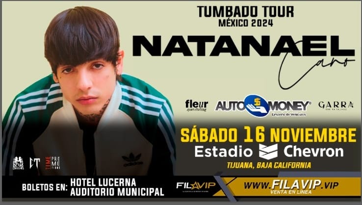 Natanael Cano en Tijuana 2024 - horizontal