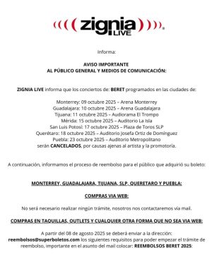 Beret Comunicado 2025