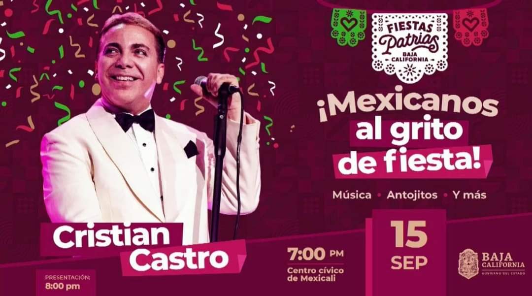 Cristian Castro en Mexicali 2024