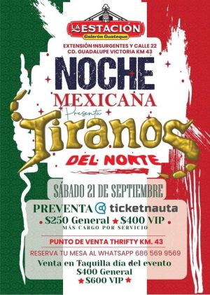 Los Tiranos del Norte en Mexicali 2024