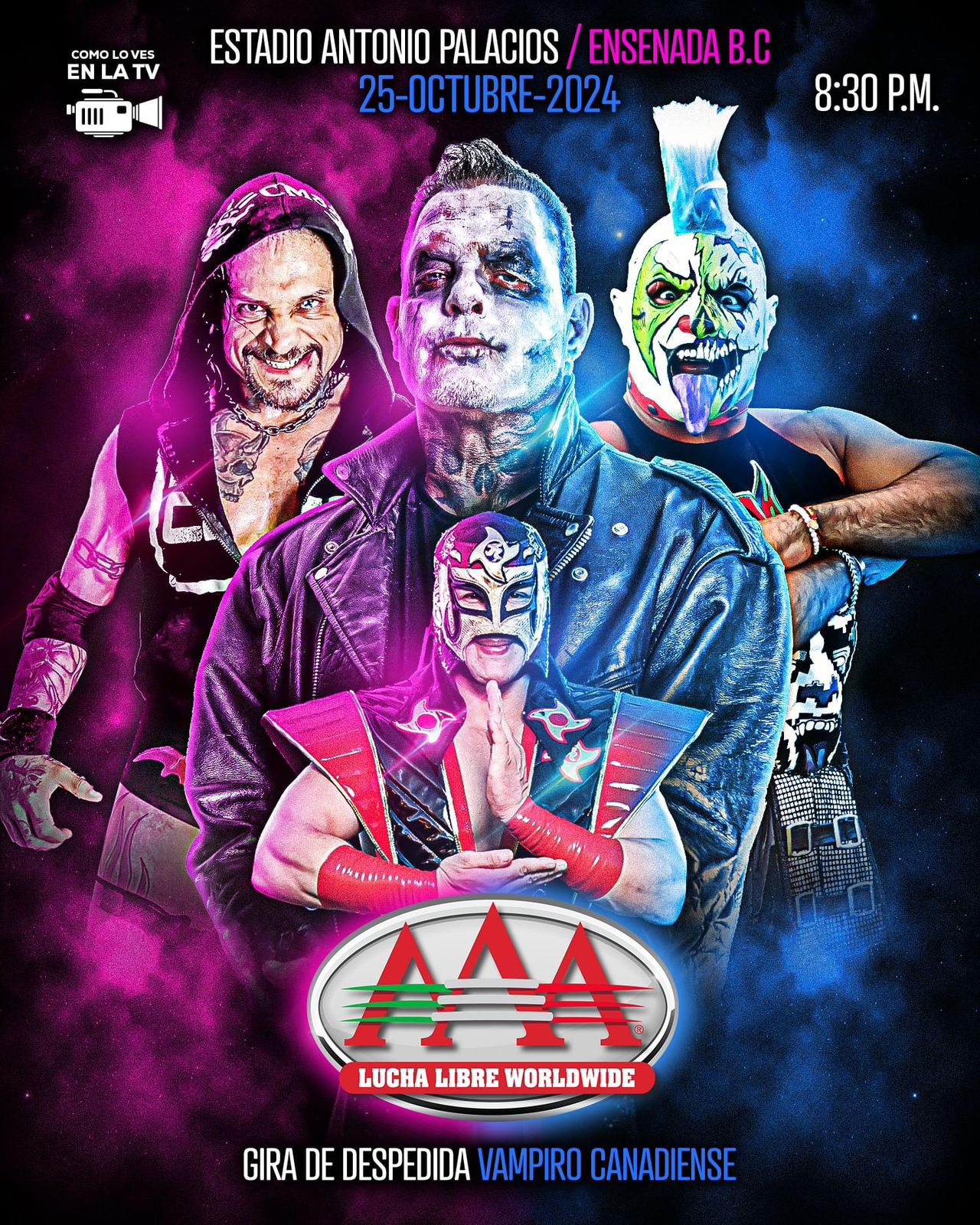 Lucha Libre AAA en Ensenada 2024