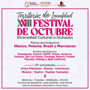 XXIII Festival de Octubre Territorios de Igualdad 2024