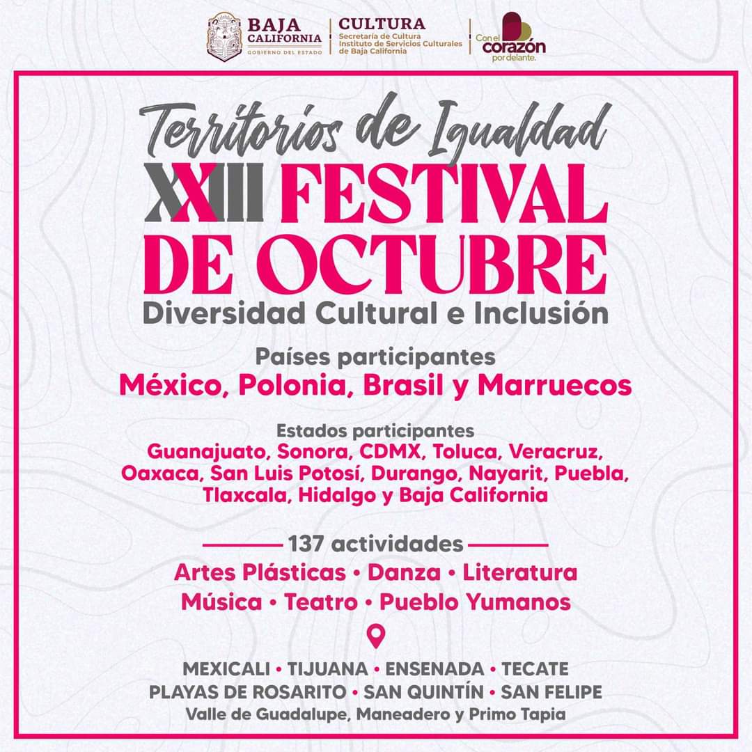 XXIII Festival de Octubre Territorios de Igualdad 2024
