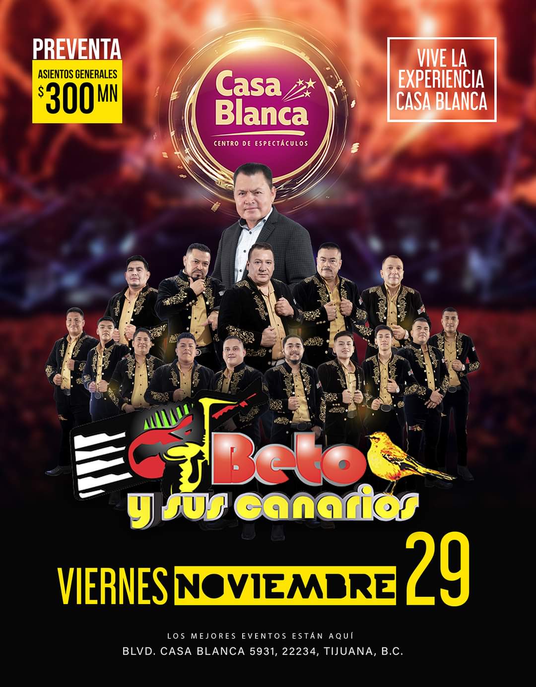 Beto y sus Canarios en Tijuana 2024