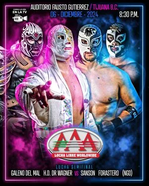 Lucha Libre Worldwide AAA en Tijuana 2024