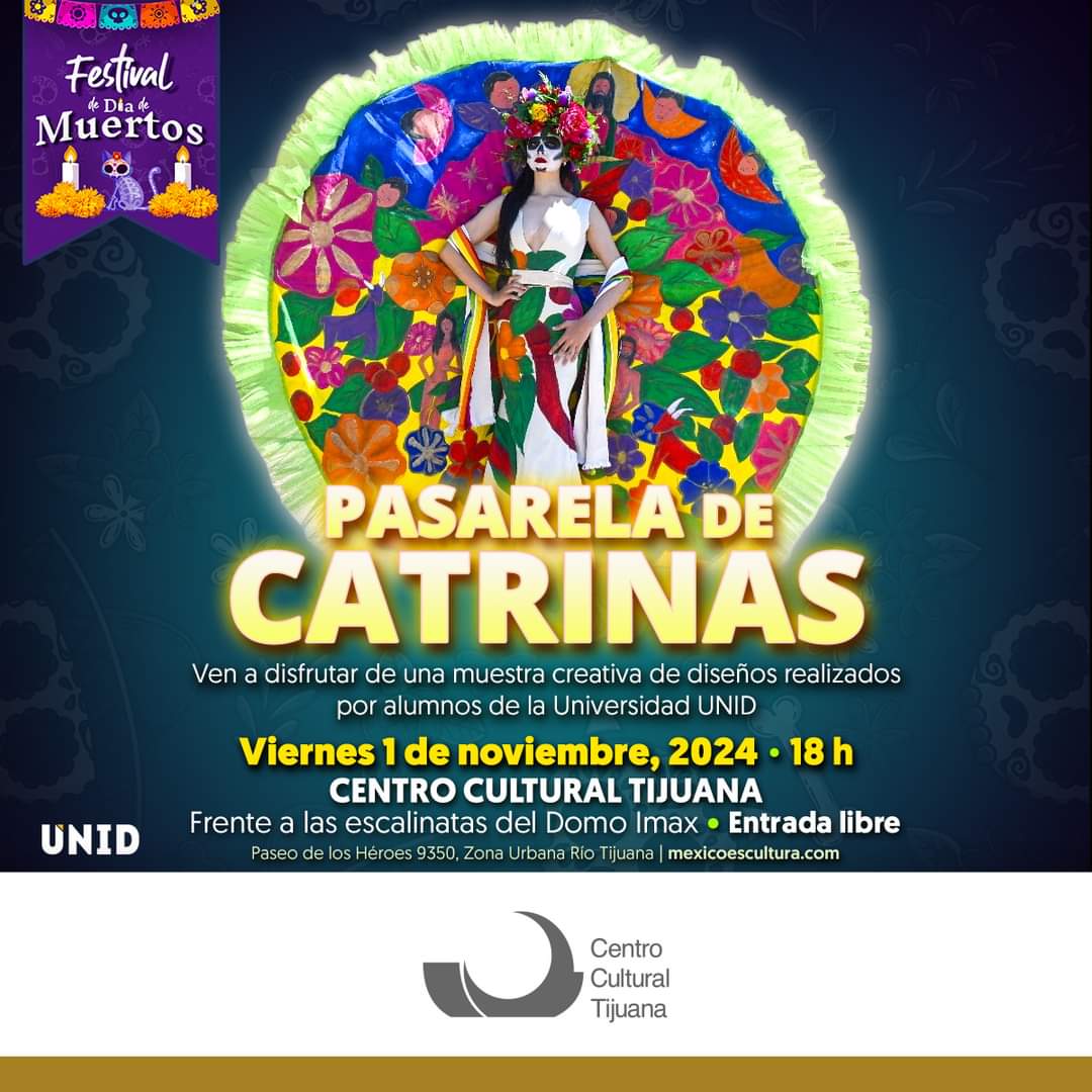 Pasarela de Catrinas en Tijuana 2024
