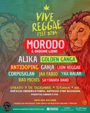 Vive Reggae Fest en Tijuana 2024