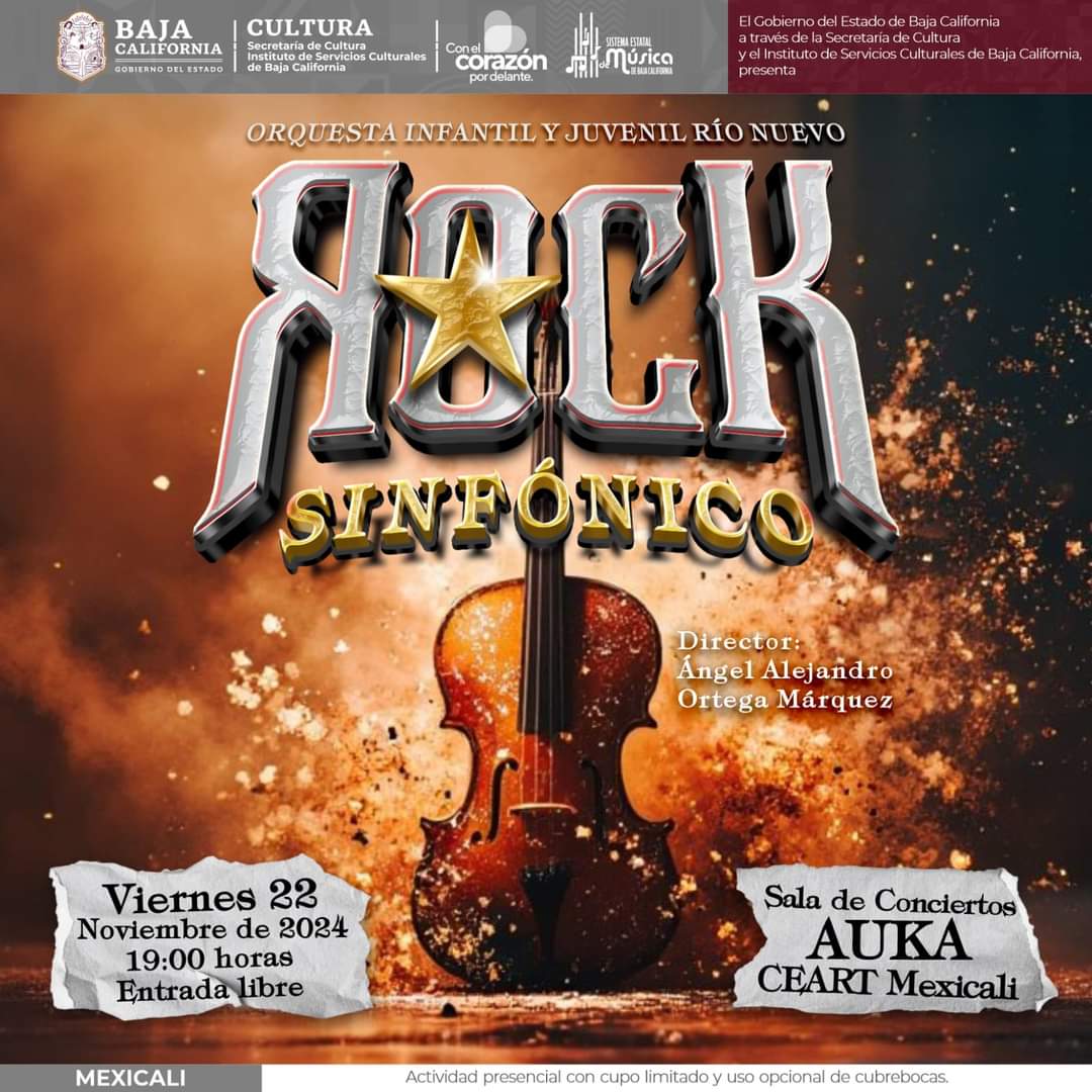 Rock Sinfónico en Mexicali 2024