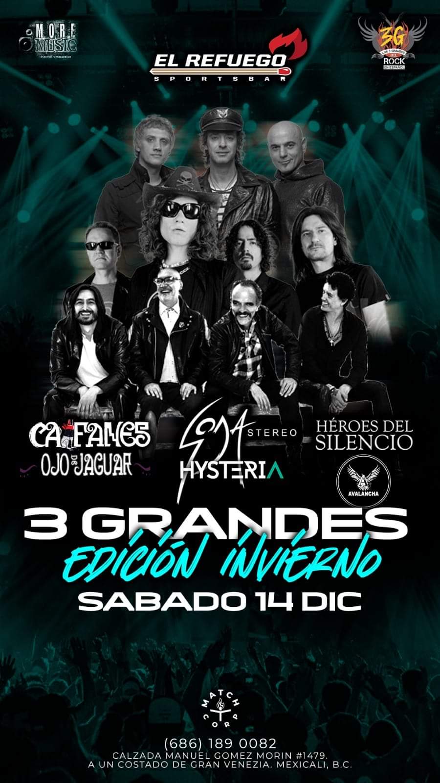 Tributo a los 3 Grandes Edición Invierno en Mexicali 2024