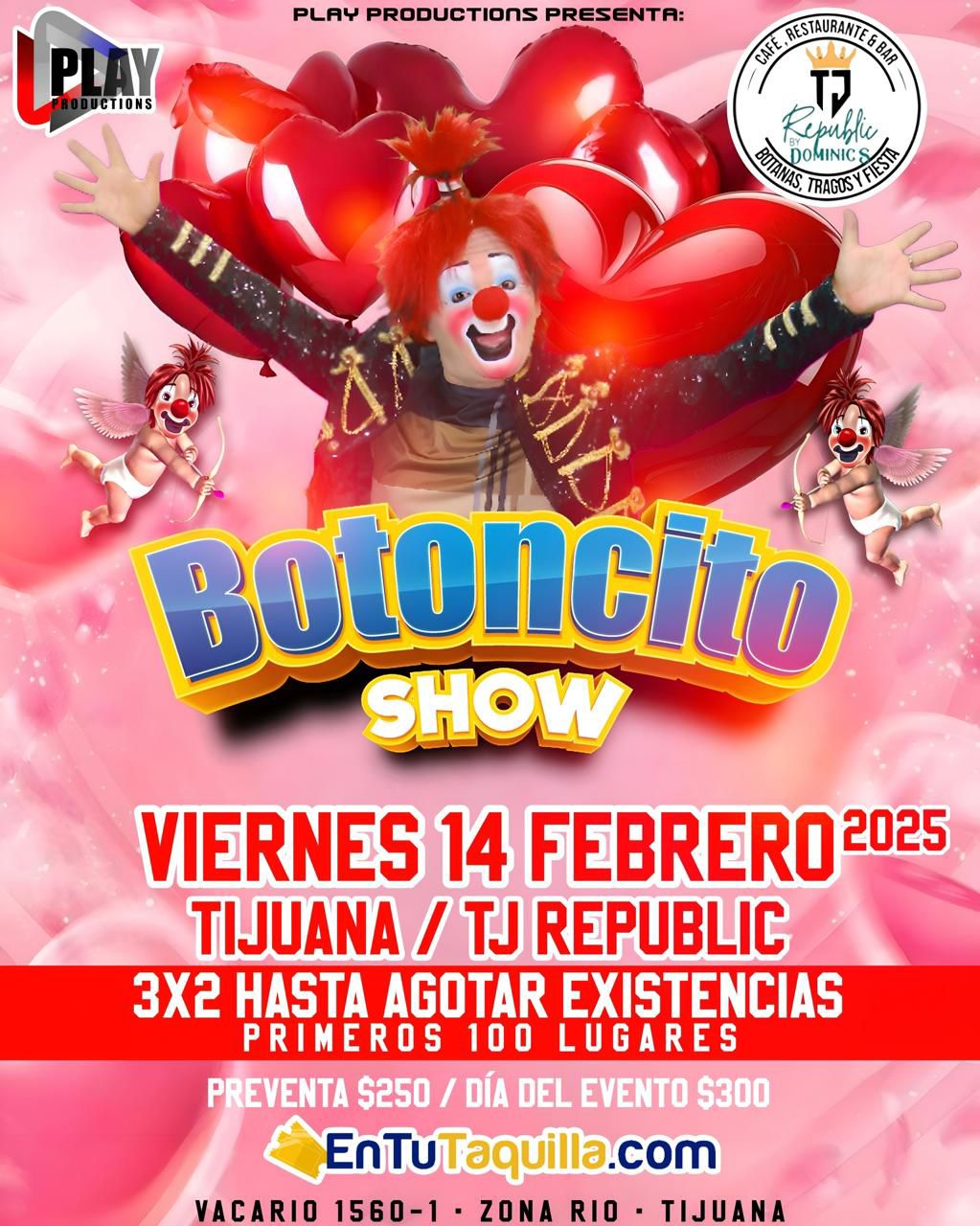 Botoncito Show en Tijuana 2025