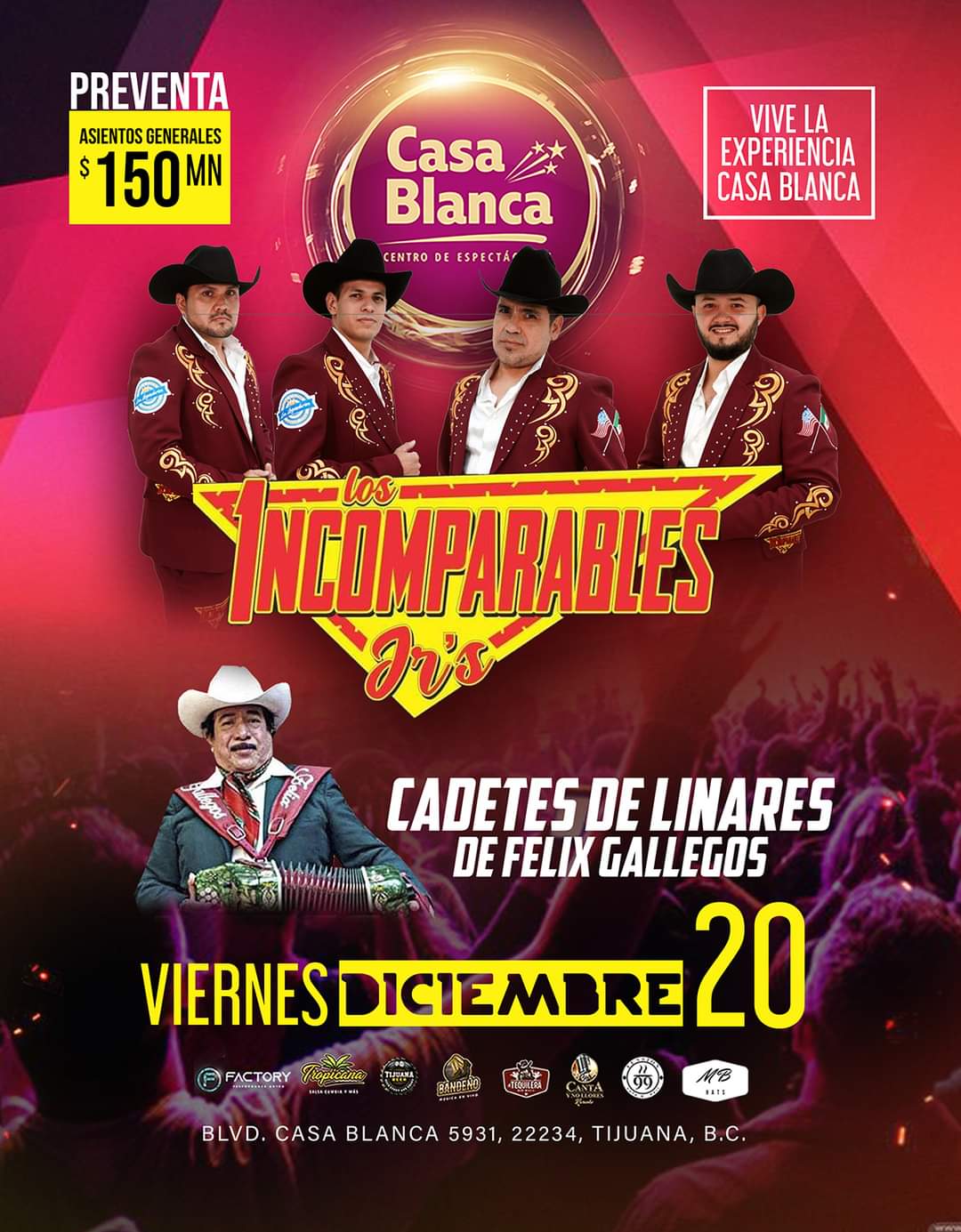 Los Incomparables Jr´s en Tijuana 2024