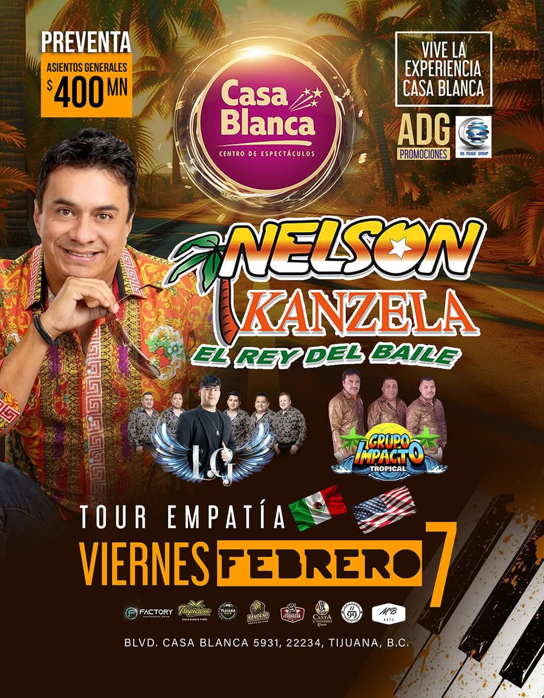 Nelson Kanzela en Tijuana 2025