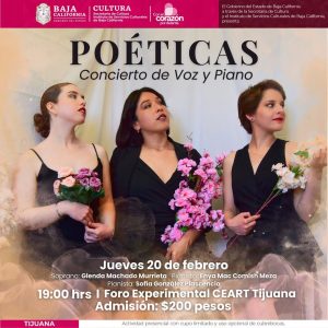 Concierto de Voz y Piano POÉTICAS en Tijuana 2025