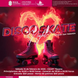 Disco Skate Night Edición San Valentín en Tijuana 2025