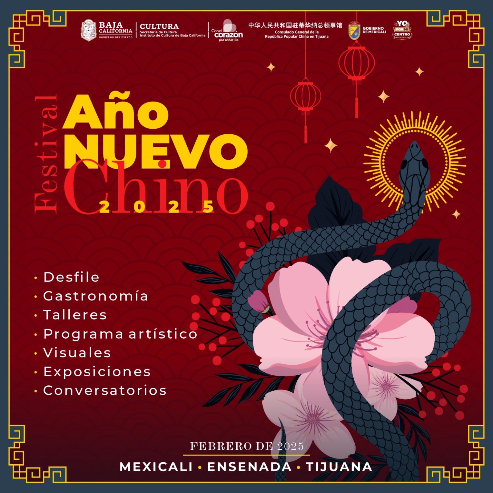 Festival Año Nuevo Chino en Baja California 2025