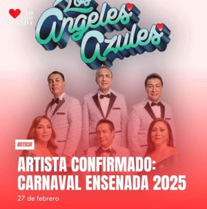 Los Ángeles Azules en el Gran Carnaval de Ensenada 2025